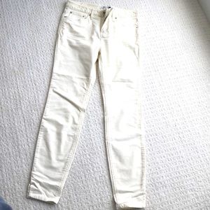 Vineyard Vines cream skinny ankle cords